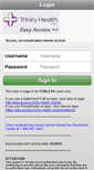 Mobile Screenshot of easyaccess.trinity-health.org